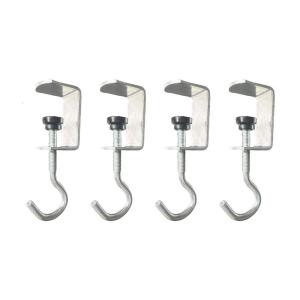 Set Of 4/6 Functional Bag Hooks Desk Hook For Kitchen Bathroom Durable Iron Desk Hooks For Handbags And Backpacks