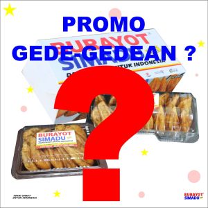 Burayot Simadu 20pcs Super Brand 100 Gr PROMO MURAH/ Burayot gula Super Brand SR 100 Gram PROMO MURAH Kue khas GARUT