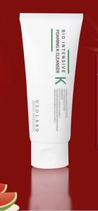 Sữa rửa mặt làm sạch sâu dịu da và giảm đỏ da Usolab- Usolab Bio Intensive Foaming Cleanser K 120ml