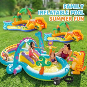 BERMA BABY Kids Intex Inflatable Swimming Pool With Electric Pump Outdoor Children Swimming Pool Thickening Swimming Pool for Kids