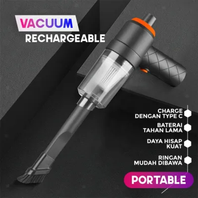 WDN - Vacum Cleaner Portable Mini Usb 2in 1 Penghisap Debu Mobil Wireless Kasur Penyedot Debu Vakum Serbaguna