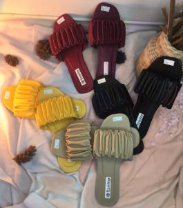 AFRIJA COLECTION - sendal wanita kokop kerut /sendal wanita terbaru / sendal wanita kekinian / sendal wanita murah Sandal Teplek real pict / Sandal Wanita Murah / Sandal Wanita Kekinian / Sandal Wanita Terbaru 2021 / Sandal Wanita Import / Sandal Andin