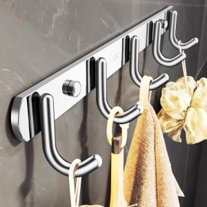 【Super low price】304 Stainless Steel Hook Bathroom Hook Kitchen Hook And Bathroom Door Hanging Clothes Hook