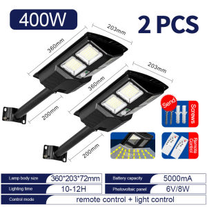 Solar Street light 1500W 2000W outdoor lights waterproof led solar street light heavy duty