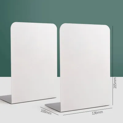 Chặn sách kim loại giá sách chữ L chặn sách decor làm từ tấm thép dày đặc