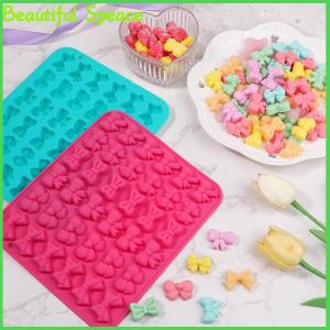 Beautiful Bow Silicone Molds With 6 Different Shapes 36-Cavity Bow Chocolate Fondant Mold For Bowknot Cupcake Cake Pop Sugar Craft