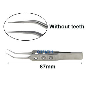GREATLH Ophthalmic lumbar forceps eye forceps stainless steel/titanium eyelid tools ophthalmic instrument