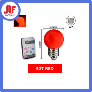 LED COLOUR BULB 3W B22 E27 MENTOL LED G45 SMD LED BULB