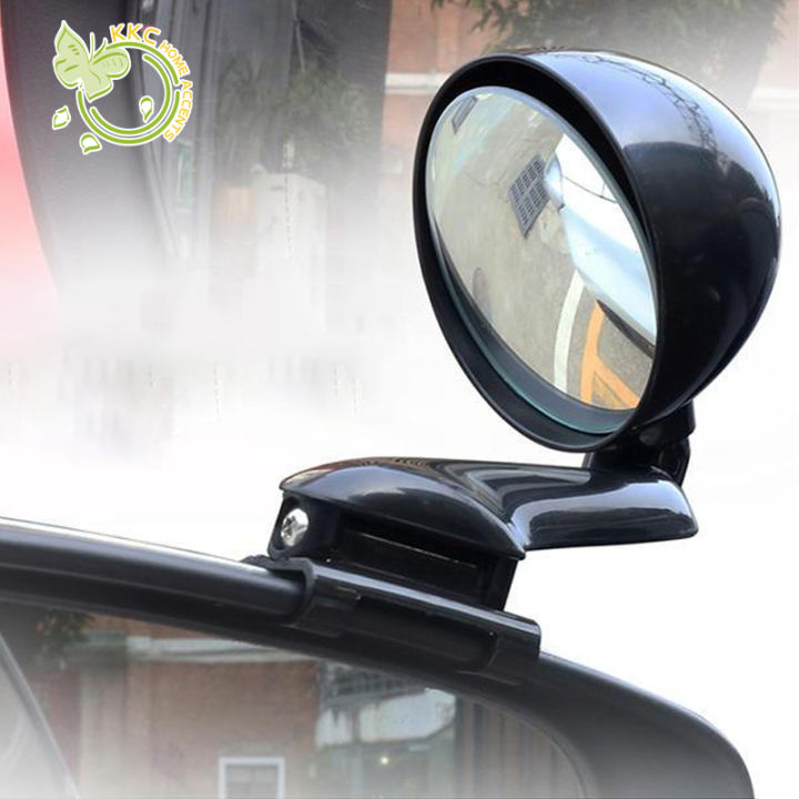 Car Front View Mirror 360 Rotation Adjustable For Vehicle Side ...