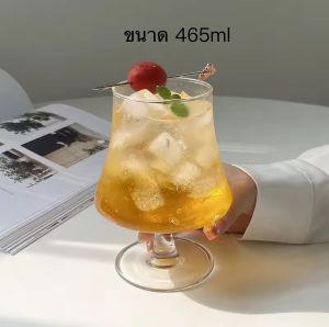 พร้อมส่ง แก้วแชมเปญสุดน่ารัก แก้วบรั่นดีสั้นเตี้ย ทรงชั้น สไตล์เกาหลีน่ารัก แก้วคาร์เฟ่มุ่งมิ้งน่ารัก