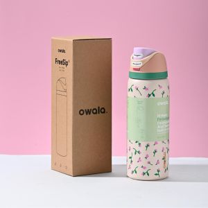 Owala 304 Stainless Steel Fruit Water Bottle with Straw Thermos Cup for Outdoor Travel Sports