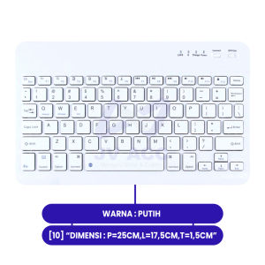 [KN ACC] BLUETOOTH KEYBOARD WIRELESS PORTABLE FOR IPAD/TABLET/PC/ANDROID/IOS