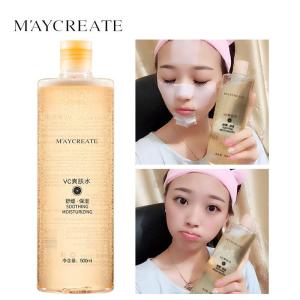 MAYCREATE VC Soothing Moisturizing Refreshing Oil Control Tightening Skin and Shrinking Pores Toner 500ml
