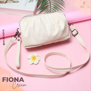 Alagadis Slingbag/Dompet Fiona 3 Ruang Resleting Bahan Syntetic Leather