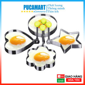 [HCM]Khuôn Chiên Trứng Chất Liệu Inox Cao Cấp Khuôn Bánh Tạo Hình Nhiều Kiểu Dễ Thương - PucaMart