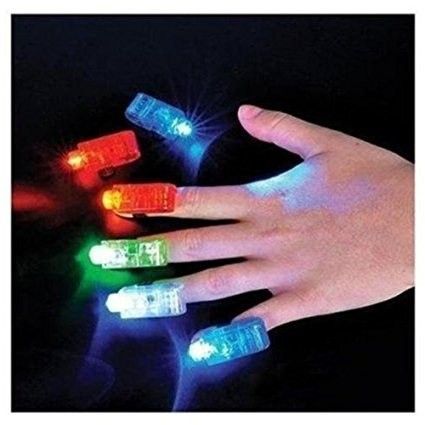 ABM Grosir - Lampu Laser Finger / Light Party Led / Lampu Jari / Lampu Senter Jari / Cincin Lampu Jari Pesta Led