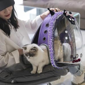 Christmas Gift Halloween Hot Sanrio kit Go Out Pet Space Capsule Backpack Kawaii Hello Kitty Cartoon Cute Portable Cat Dog Pet Backpack Fashion New Style