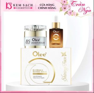 Combo Peel Retinol Serum & B5 Cream Dưỡng Trắng