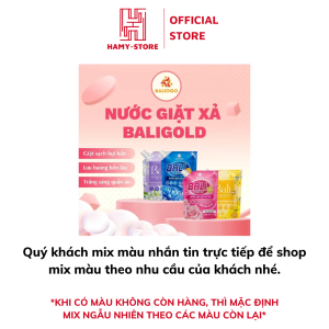 Nước Giặt Xả Túi Baligold Organic 3 Lít (1 thùng 4 túi) Hương Thơm Dịu Nhẹ Đậm Đặc Lưu Hương Lâu công nghệ Hàn Quốc