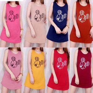 Baju Perempuan Mini Dress: Mini Dress Spandek