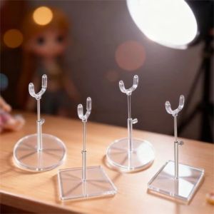 ONTOSTORE90RE8 Adjustable Doll Display Holder Slip Resistant Height Adjustable Doll Standing Bracket Quality BJD Doll Doll Stand