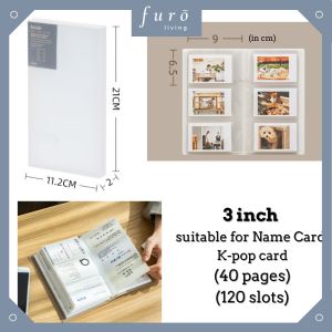 🇸🇬 Clear Photo Album - 3 Inch/ 6 Inch Name Card/ K-pop Card Album Postcard Storage Photocard Binder