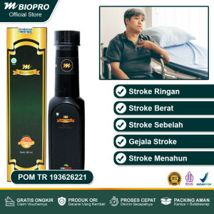 Obat Stroke Paling Ampuh Stroke Sebelah Stroke Ringan Stroke Berat Setruk Gejala Stroke Herbal Stroke - Mbiopro Asli Original