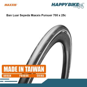 MAXXIS Ban Luar Sepeda Balap Roadbike Pursuer 700 x 25C Bicycle Outer Tires