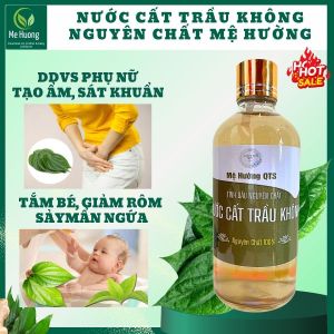 Nước cất trầu không dùng làm ddvs phụ nữ tắm b.é rôm sảy mẫn ngứa Mệ Hường Quảng Trị 100ml