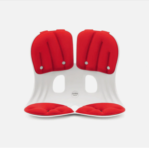 [Hàng chính hãng] Ghế chỉnh dáng ngồi đúng chống gù Curble Grand - Premium Model Phù hợp người cân nặng 65kg (Nam Nữ). Màu Ghi Sáng (Made in Korea)