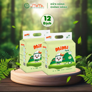Combo 12 Bịch Tã Bỉm Dán/ Quần Mễ Mễ ECO Dán/Quần Size S96/M90/L80/XL84/2XL70/3XL70 Miếng Siêu Mỏng Siêu Tiết Kiệm