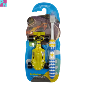 Bàn chải đánh răng cho bé bàn chải đánh răng trẻ em bàn chải trẻ em 4 tuổi đến 10 tuổi bàn chải cho bé (TẶNG KÈM XE HƠI)