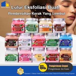 Scrub Buah Pengelupasan Kulit Ayam Mandi Pembersih Tubuh Garam Laut Gel Mandi Tubuh Scrub Dua Dalam Satu Garam Mandi Pengelupasan Seluruh Tubuh Pria Dan Wanita