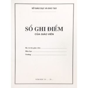 Sách ND - Combo 5 cuốn Sổ ghi điểm của giáo viên (B8)