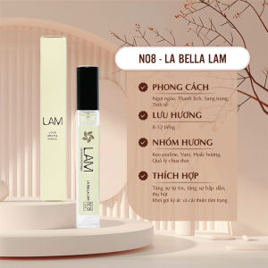 Nước hoa LAM_La Bella LAM No8_ Ngọt ngào Thanh lịch Sang trọng Tinh tế -10ml