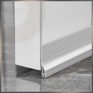 【SG Next Day Delivery】1M New TPE Door Seal Strip Self-adhesive Glass Door Acoustic Soundproof Door Strip Windproof Pests or Insects Proof Prevent Air & Light Leakage Prevent Insects Cockroaches or lizards enter from door gaps.