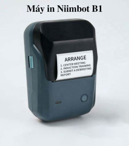Máy in tem nhãn mini BLUETOOTH bằng ĐT app Niimbot B1 - in ghi chú note - in tem giá sản phẩm trên ĐT hoặc máy tính