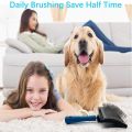 Dog Brush For Long Haired Dogs Poodles-Dog brushes for grooming&shedding-Large Firm Slicker Brush for Goldendoodles-With Soft Massage Grooming Stainless Steel Pins, Pet Grooming Wire Brush-25mm(1"). 