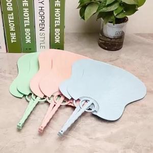 Manual Fan Strong Wind plus Big Thickening Summer Fan Plastic Cool Durable Strong Durable Tear-Proof