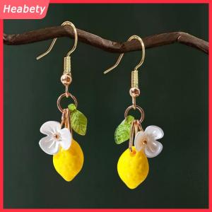 Heabety Cá Nhân Bông Tai Chanh Với Tua Dài Trái Cây Mùa Hè Dangle Bông Tai Đa Năng Bohemian Đồ Trang Sức Quà Tặng Cho Phụ Nữ