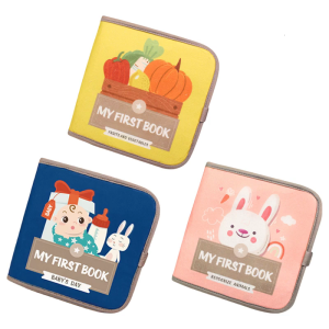 Cloth Book Squeaker for Babies&Infant Early Educational Supplies Cute Animals Series Fun Crinkle Toy for Kids/Infants