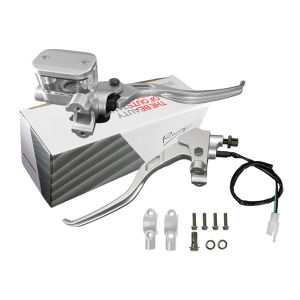 1 PAIR UNIVERSAL 22mm BRAKE CLUTCH PUMP ALUMINUM ALLOY BRAKE MASTER LEFT/RIGHT MASTER CYLINDER LEVER MADE IN THAILAND