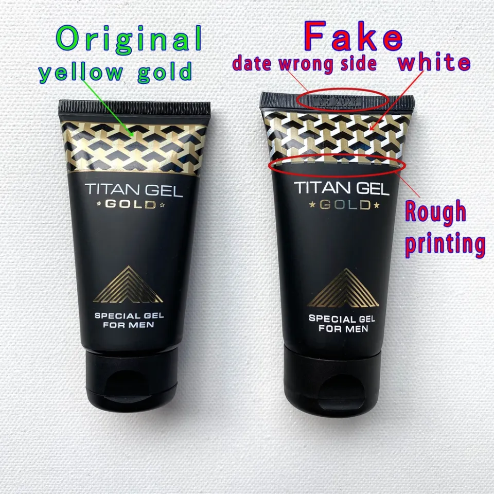 100% Original Titan Gel Gold Authentic with free manual | Lazada PH