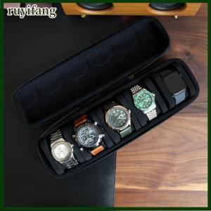 ruyifang Watch Box Organizer For Men Or Women Watch Travel Case Portable Storage Watch Display Holder For Wristwatches And Smart Watches