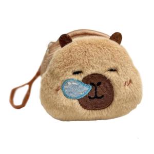 Bắt mắt capybara sang trọng túi chức năng Túi lưu trữ thiết thực sang trọng Ví khóa kéo cho sử dụng hàng ngày