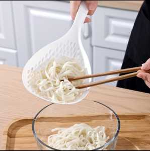 Sendok Saringan Spatula Saringan Penyaring Serbaguna Centong Saringan Bahan Anti Panas