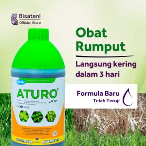 Aturo 1 Liter Pembasmi Rumput Cepat Mati Obat Gulma Rumput Liar