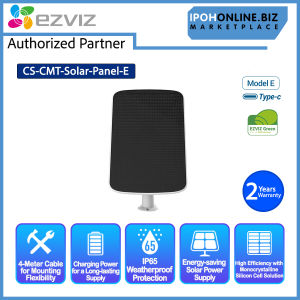 EZVIZ Solar Charging Panel E - Designed for EZVIZ Battery-Operated Cameras Type C | IpohOnline