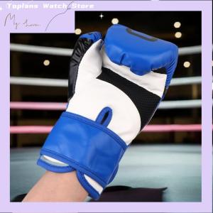 [Toplans]💖[HOT SALE]🎈🎈 Kids 6oz Professional Boxing Training Sparring Gloves PU Leather Kids Breathable Muay Thai Punching Karate Training Gloves