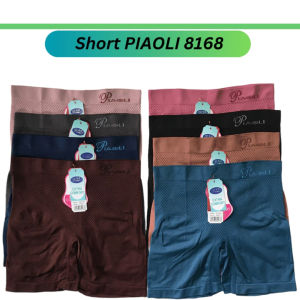 Celana dalam Boxer Wanita Piaoli 8168 bahan Rajut ukuran setara L - XL lembut elastis